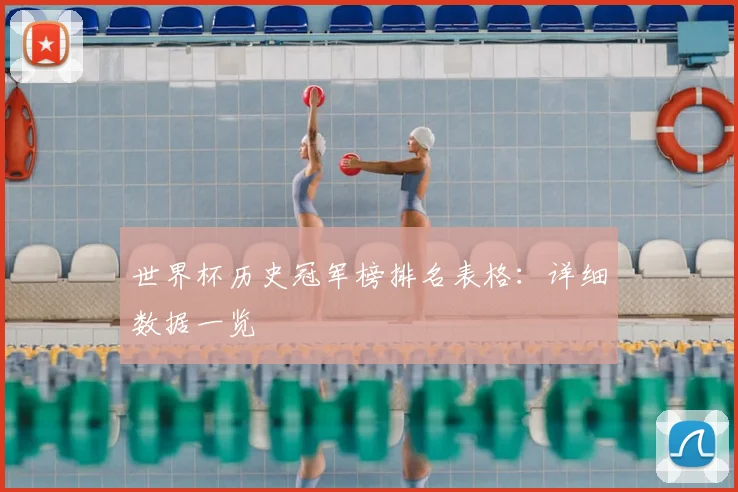 世界杯历史冠军榜排名表格：详细数据一览
