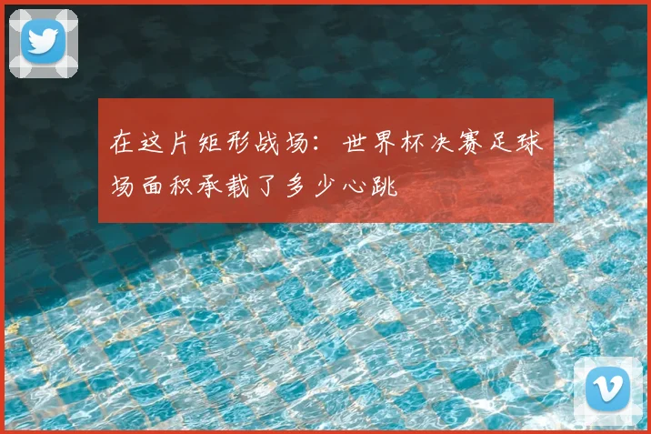 在这片矩形战场：世界杯决赛足球场面积承载了多少心跳